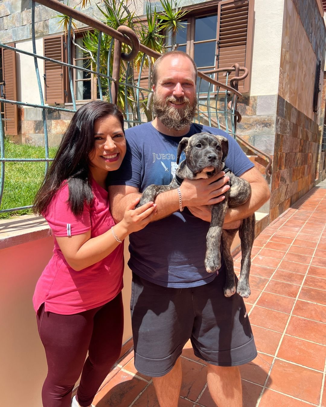 Cliente con su Presa Canario